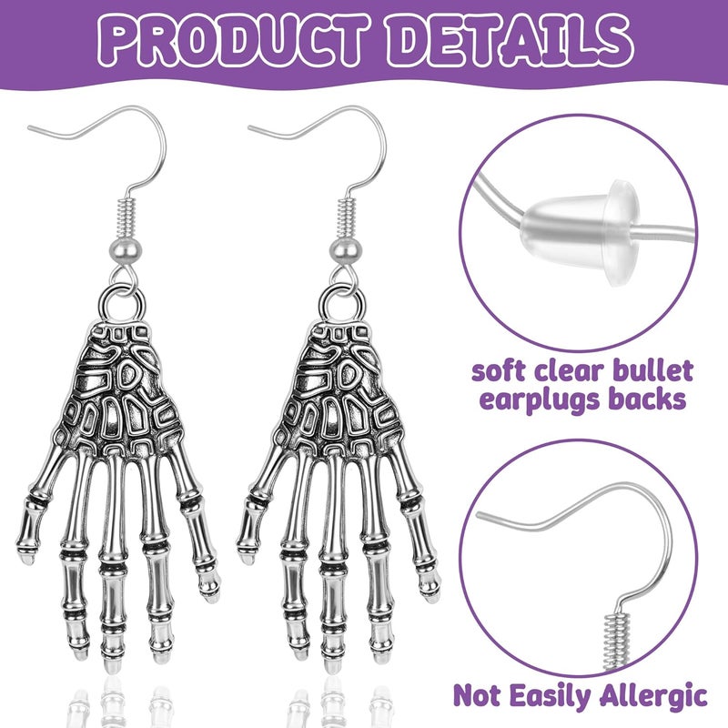 Fullive Thanksgiving Earrings, Fall Stud Dangle Turkey Earrings, Hypoallergenic Thanksgiving Accessory for Women Adult - Image 3
